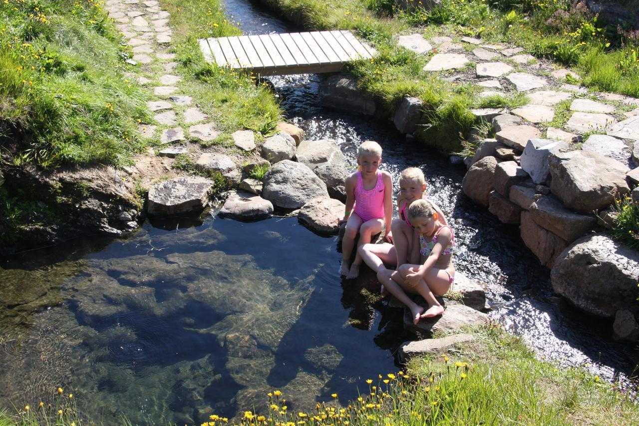 Hotel Laugarholl With Natural Hot Spring Хоульмавик Экстерьер фото